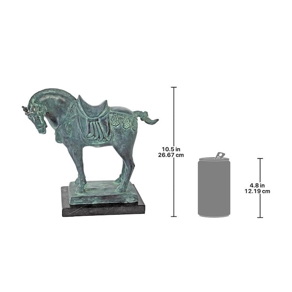 Design Toscano Tang Dynasty Horse Quality Lost Wax Bronze Statue - SU070