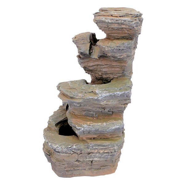 Design Toscano Devil's Thumb Falls Illuminated Garden Fountain - QN154062