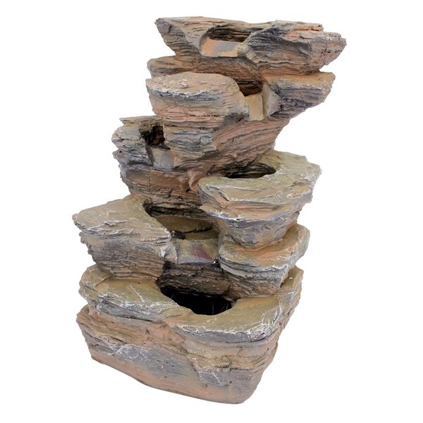Design Toscano Devil's Thumb Falls Illuminated Garden Fountain - QN154062