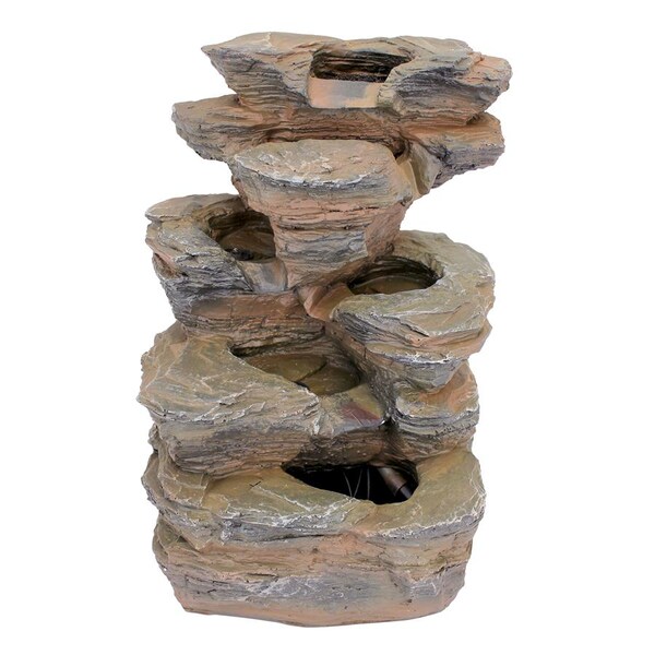 Design Toscano Devil's Thumb Falls Illuminated Garden Fountain - QN154062