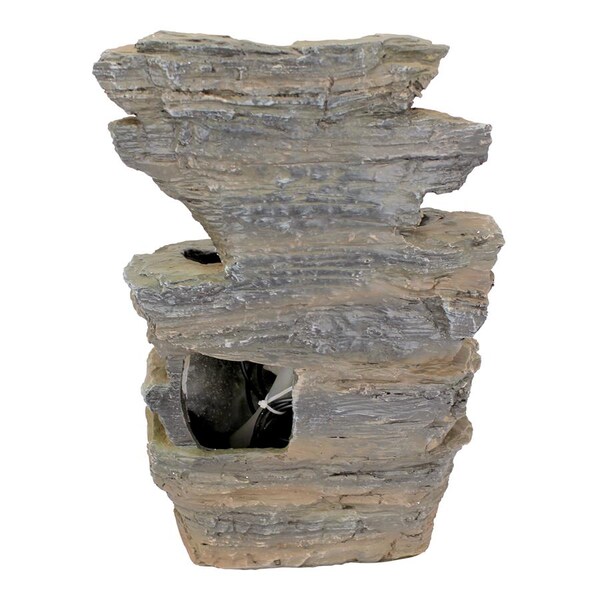 Design Toscano Devil's Thumb Falls Illuminated Garden Fountain - QN154062