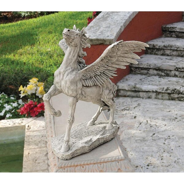 Design Toscano Grand Pegasus Winged Horse Sculpture - KY71046