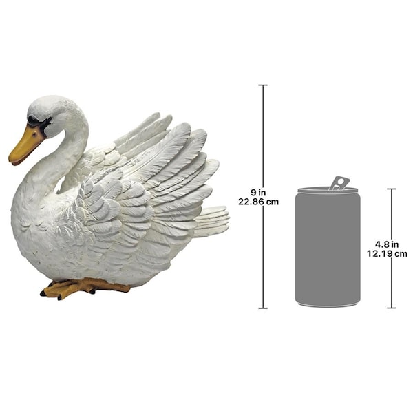 Design Toscano The Swan of the Lake Garden Statue - QM135371