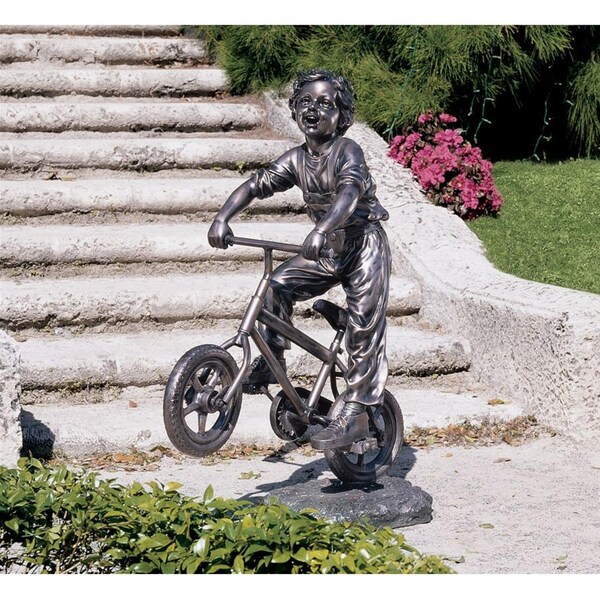 Design Toscano Out for a Ride Garden Sculpture - KY114861