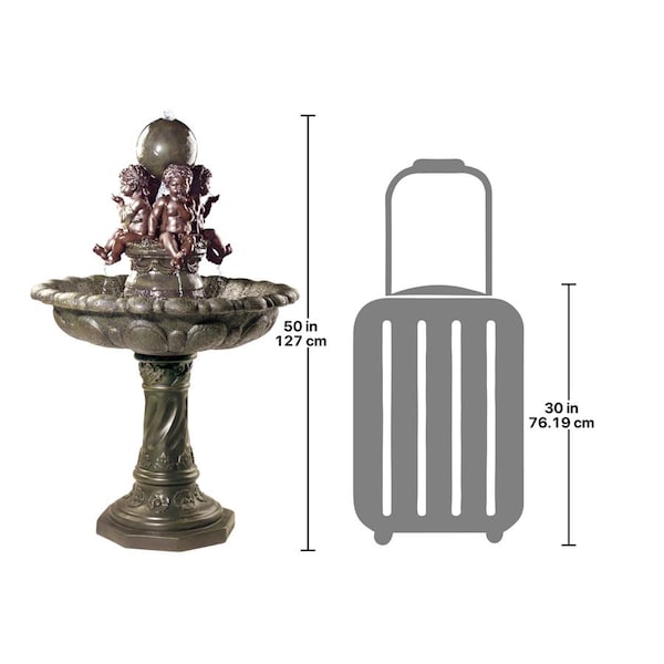 Design Toscano The Four Splashing Putti Sculptural Fountain - KY400421