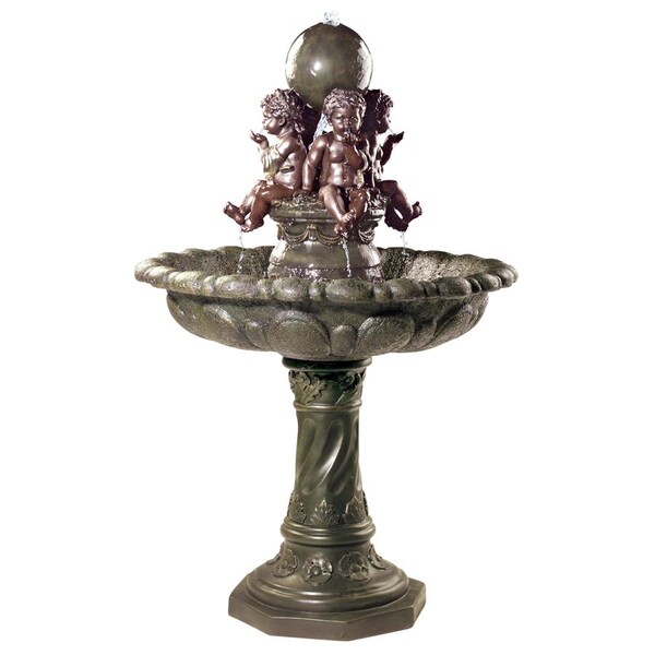Design Toscano The Four Splashing Putti Sculptural Fountain - KY400421
