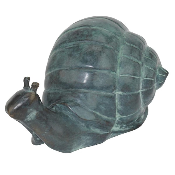 Design Toscano Large Land Snail Cast Bronze Garden Statue - SU1868