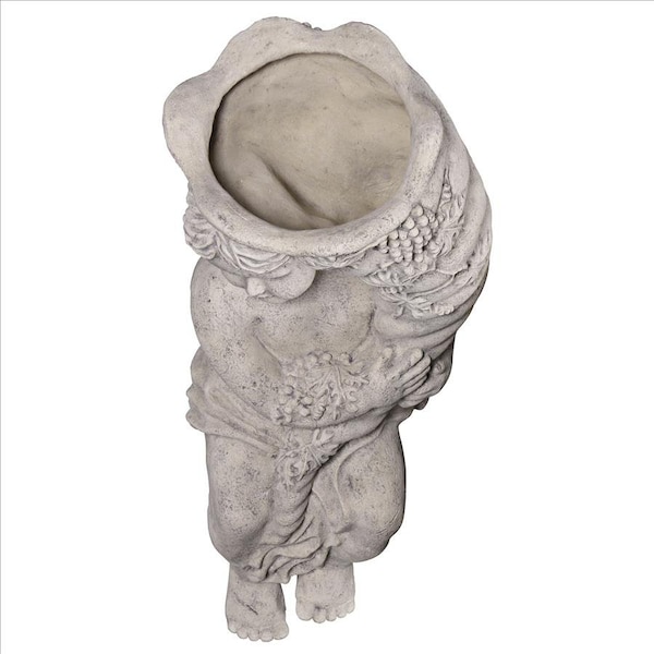 Design Toscano Baby Zeus with the Horn of Plenty Cornucopia Planter Garden Statue - NE210134