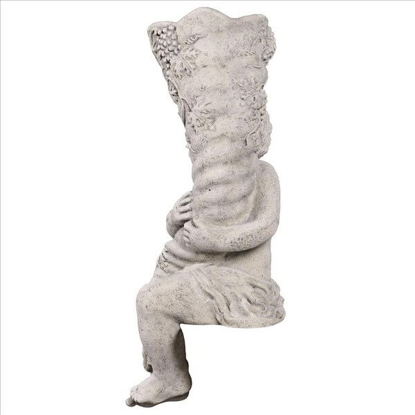 Design Toscano Baby Zeus with the Horn of Plenty Cornucopia Planter Garden Statue - NE210134