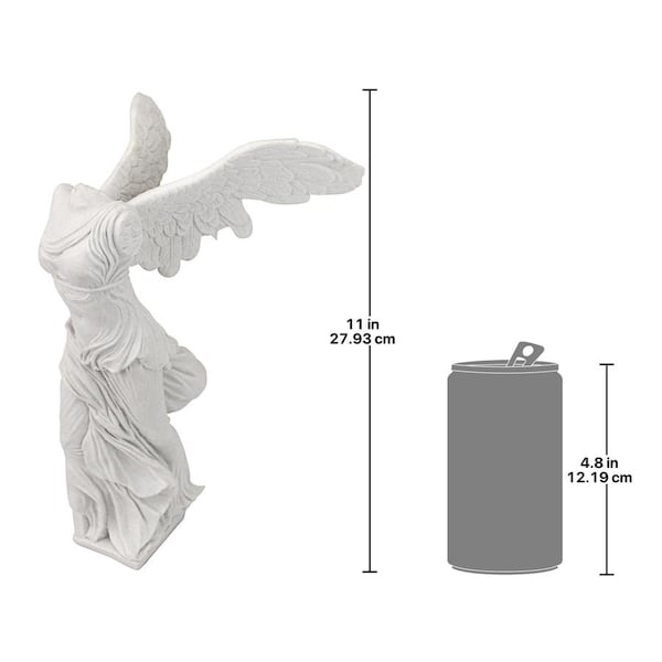 Design Toscano Nike of Samothrace Bonded Marble Statue - PD1902