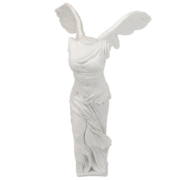 Design Toscano Nike of Samothrace Bonded Marble Statue - PD1902