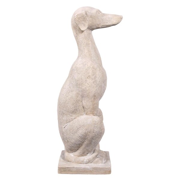 Design Toscano Italian Greyhound Art Deco Whippet Sentinel Dog Statue - NE170104