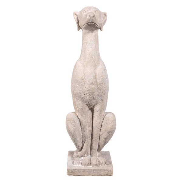 Design Toscano Italian Greyhound Art Deco Whippet Sentinel Dog Statue - NE170104