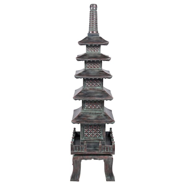 Design Toscano The Nara Temple: Asian Garden Pagoda Sculpture - NE170014