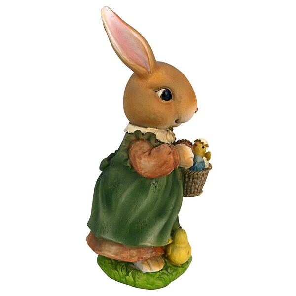 Design Toscano Bunny Hop Lane Mother and Father Rabbit Statues: Mother - QM226182