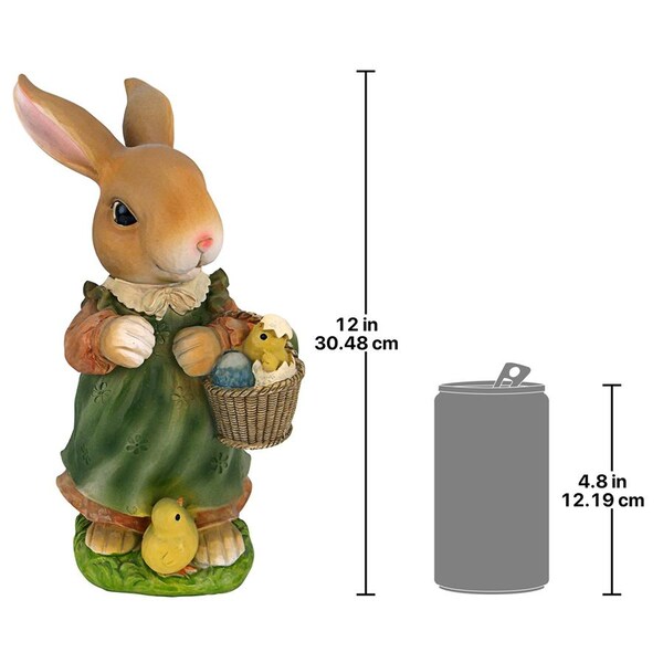 Design Toscano Bunny Hop Lane Mother and Father Rabbit Statues: Mother - QM226182