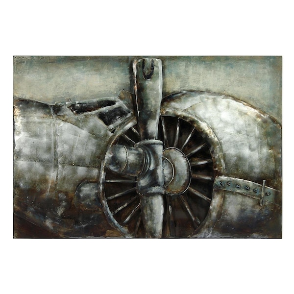 Empire Art Direct Primo Mixed Media Hand Painted Iron Wall Sculpture - Flyaway - PMO-150303-3248
