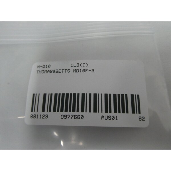Tamaño 3, conector hembra desaislado de desconexión, paquete de 2 - MD10F-3