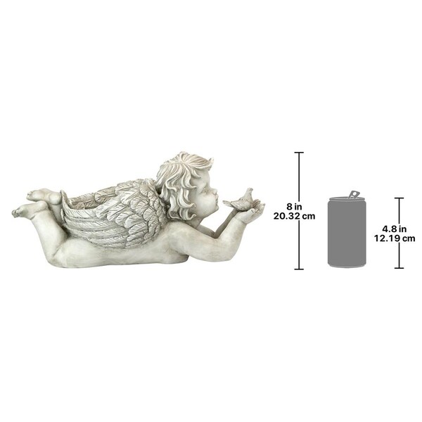Design Toscano God's Messenger Cherub with Bird Angel Statue - LY88309