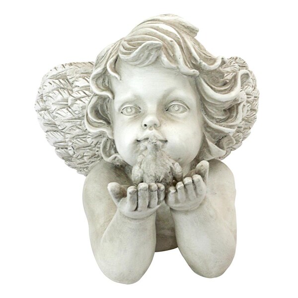 Design Toscano God's Messenger Cherub with Bird Angel Statue - LY88309