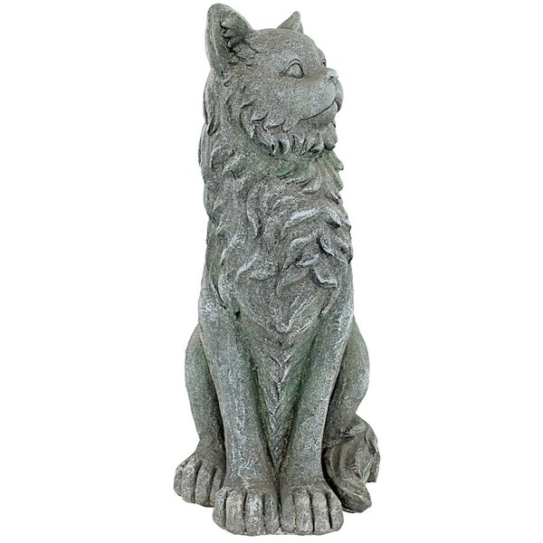 Design Toscano King Olav V Norwegian Forest Cat Statue: Each - FU84643
