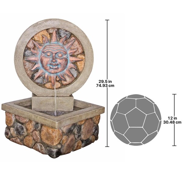 Design Toscano Chapoteo Del Sol Sculptural Fountain - SS12506