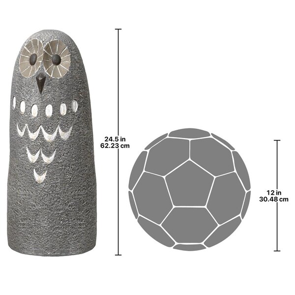 Design Toscano Oskar Ogling Outdoor Owl Garden Statue - FU83199