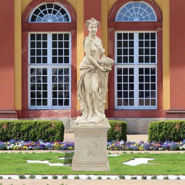 Design Toscano The Four Goddesses of the Seasons Statue: Autumn Statue & Plinth - NE990058