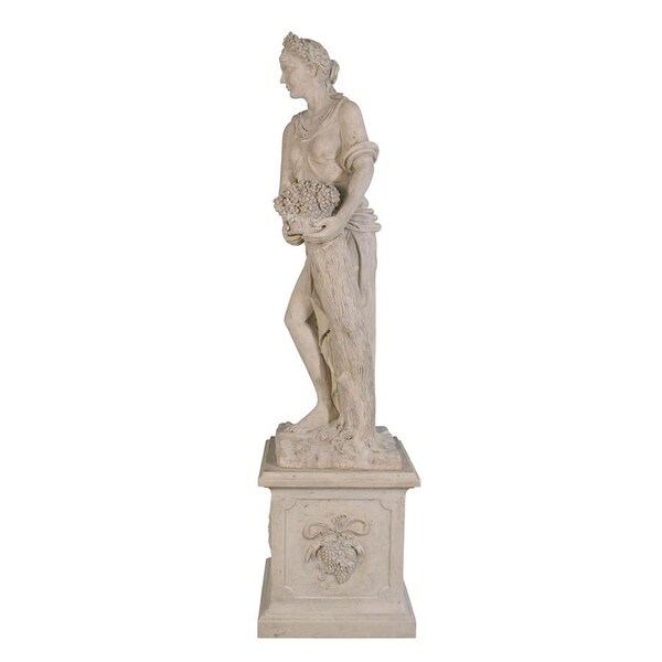 Design Toscano The Four Goddesses of the Seasons Statue: Autumn Statue & Plinth - NE990058