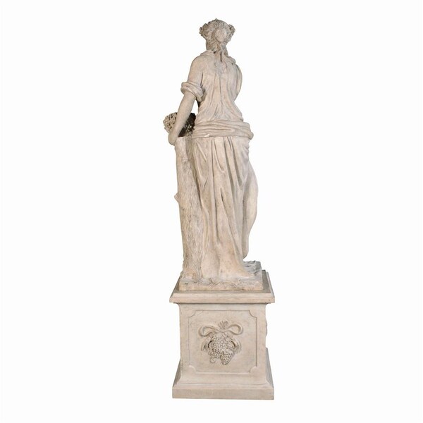 Design Toscano The Four Goddesses of the Seasons Statue: Autumn Statue & Plinth - NE990058