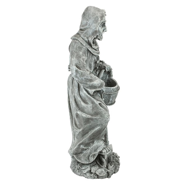 Design Toscano St. Fiacre, the Gardener's Patron Saint Statue: Large - NG31751