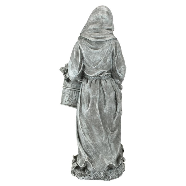 Design Toscano St. Fiacre, the Gardener's Patron Saint Statue: Large - NG31751