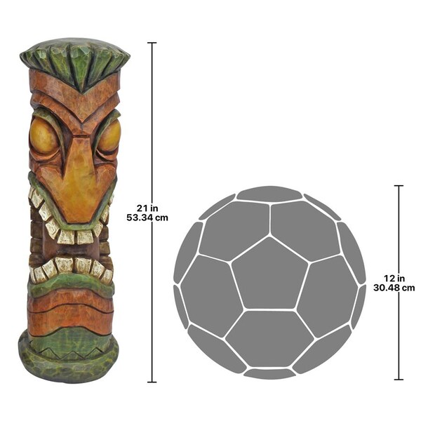 Design Toscano Aloha Hawaii Tiki Sculpture: Moai Haku Hana - CS22650