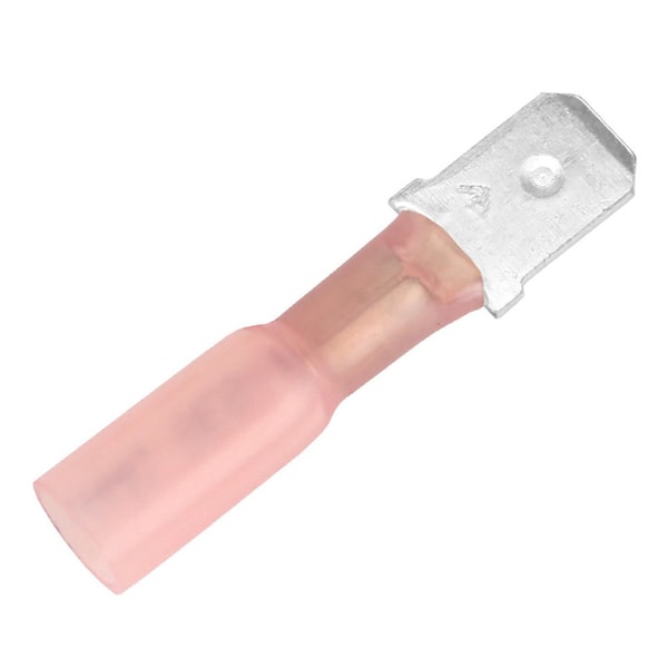 Desconexión macho de contracción de calor Pacer 22-18 AWG - Paquete de 3 - TDE18-250M-3