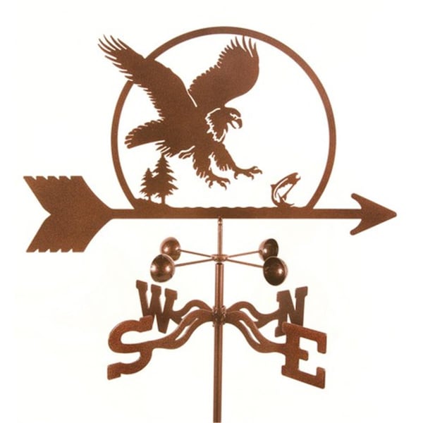 Ez Vane EZ Vane EZ1105-RF Eagle Bird Weathervane with Roof Mount - EZ1105-RF