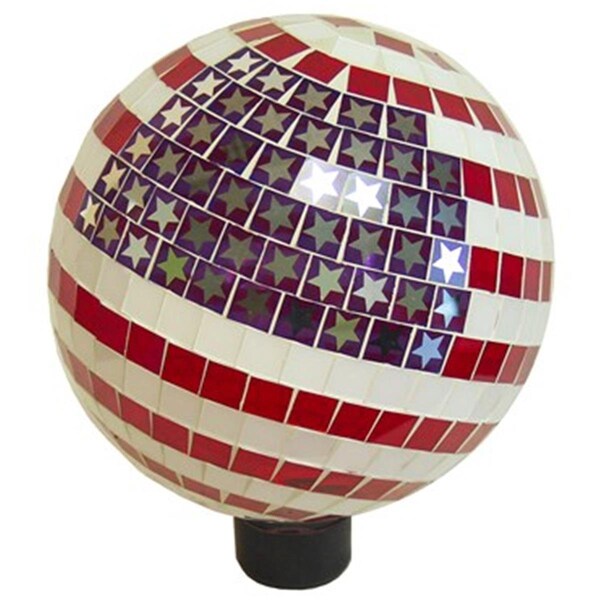 Echo Valley 10 in. Americana Mosaic Gazing Globe - EV1776