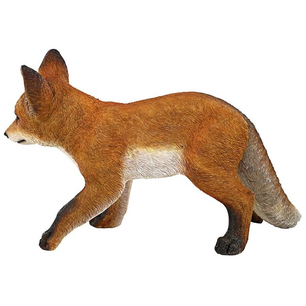 Design Toscano Cavorting Carmine Baby Red Fox Statue - QM3013800