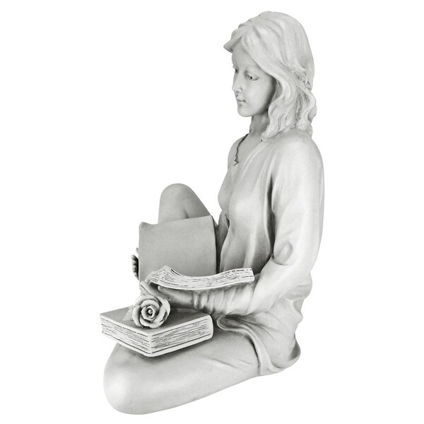 Design Toscano Reflection Reader Garden Girl Statue - EU9357