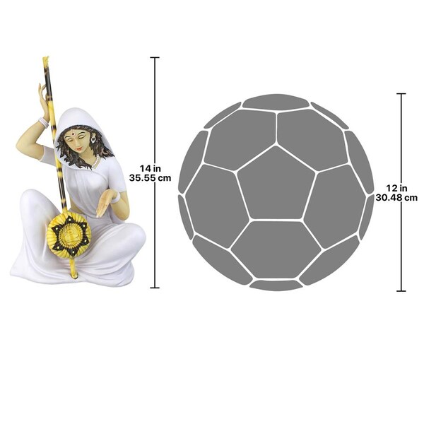 Design Toscano Serene Mira Bai Statue: Medium - KY465107
