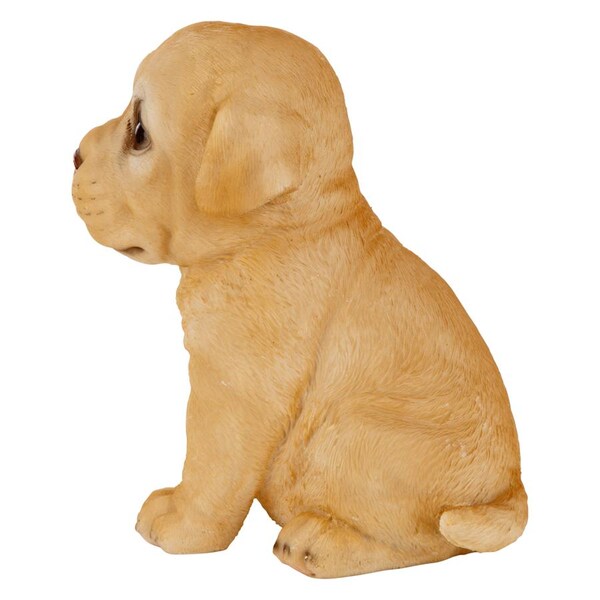 Design Toscano Yellow Lab Puppy Partner Collectible Dog Statue - JQ110869