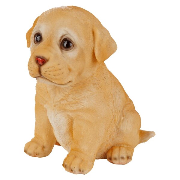 Design Toscano Yellow Lab Puppy Partner Collectible Dog Statue - JQ110869