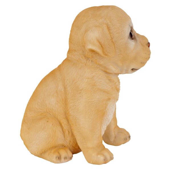 Design Toscano Yellow Lab Puppy Partner Collectible Dog Statue - JQ110869