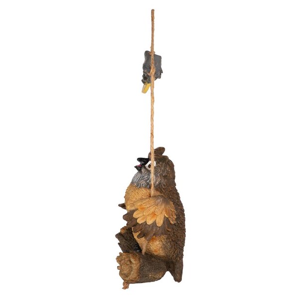 Design Toscano Howie the Hoot Owl Swinging Sculpture - EU42044