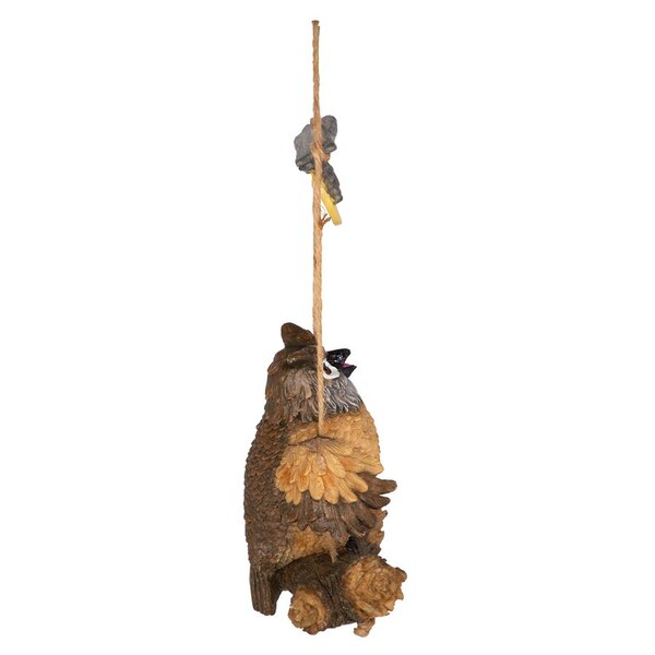 Design Toscano Howie the Hoot Owl Swinging Sculpture - EU42044