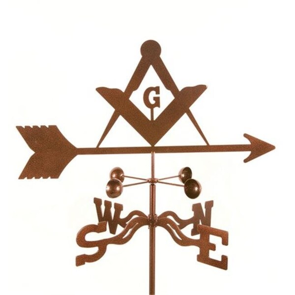 Ez Vane EZ Vane EZ1708-GR Masons Weathervane with Garden Mount - EZ1708-GR