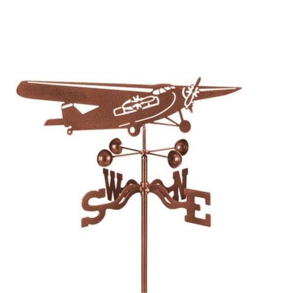 Ez Vane EZ Vane EZ1010-GR Tri Motor Airplane Weathervane with Garden Mount - EZ1010-GR