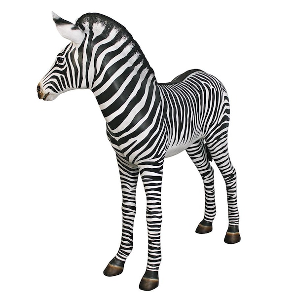 Design Toscano Grand-Scale African Zebra Foal Statue - NE110099