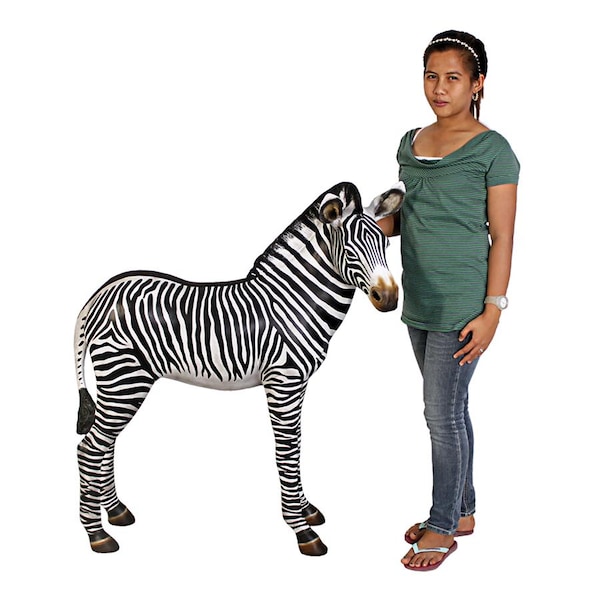 Design Toscano Grand-Scale African Zebra Foal Statue - NE110099