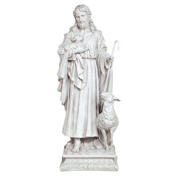 Design Toscano Jesus, The Good Shepherd Garden Statue: Grande - EU784776