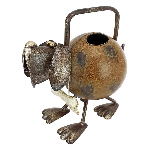 Design Toscano Back to the Farm Metal Dog Watering Can - FU59702